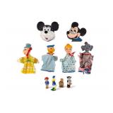 Vintage Mickey Mouse + Disney Gund Hand Puppets