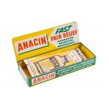 Vintage Anacin Fast Pain Relief Tin