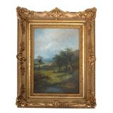 J. Laurie Wallace 19th C Signed Oil on Canvas