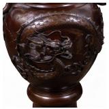 Japanese Meji Period Bronze Vase/Urn