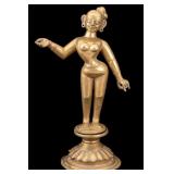 Bronze Hindu Figure on Pedestal