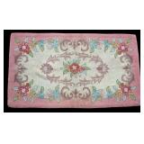Floral / Chinese Art Deco Hook Rug