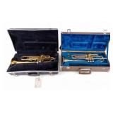 Yamaha And King Tempo Trumpets with Cases