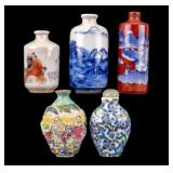 Chinese Porcelain Snuff Bottles (5)