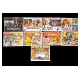 Nine Movie Posters/Lobby Cards 1950-70s