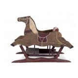 Mid Century Rocking Horse Seated Glider