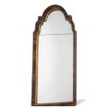 Large Chinoiserie Painted Wall Mirror