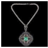 Castle Cliff Kissing Indians Necklace