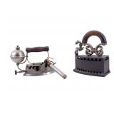 Antique Elaborate Clothes Irons