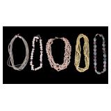 Pearl and Gemstone Necklaces