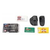 Mixed Ammo Lot and 2 Holsters