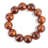 Huang Huali Wood Bead Bracelet