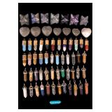 Colorful Stone Pendants and Merkaba