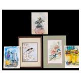 Virginia Warren Watercolor Still Life and Floral