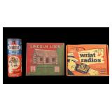 Lincoln Logs Single Set & Big Tinkertoy + WR Box