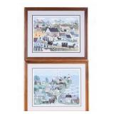 Cate Mandigo Signed + Editioned Prints (2 Pc.)