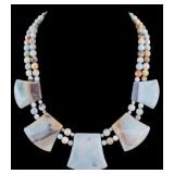 Multi-Color Stone Necklace