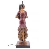 Vintage Flamenco Dancer Lamp by Dunning Industries