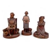 Tom Clark Studios Country Folk Figurines (3)