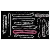 Beaded and Faux Pearl Necklace Group