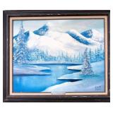 Oil on Canvas "Blue Splendor"