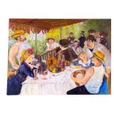 O/C 1985 After Renoir Luncheon of Boating Party