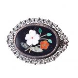 Antique Pietre Dure Pin
