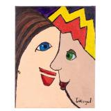 D. Morgan Oil On Canvas "That First Kiss"