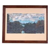 Framed Oil Painting "Colorado Beauty"