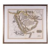 19C Map of Arabia for Thomson