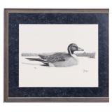 1983 Hand Signed Duck Print/Aquatint