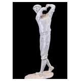 Cast Iron Golfer Sculpture