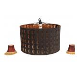 IKEA Nymï¿½ Hanging Lamp & Victorian Boho Lamp Shads