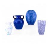 Art Glass Vases (4)