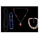 Lapis and Other Stone Necklace