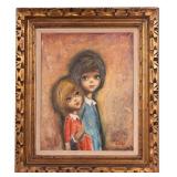 Vintage O/C Portrait Painting by Joby