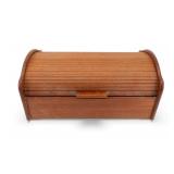 MC Teak Tambour Desk Organizer