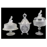 Victorian Lidded Compote, Jar, Cake Stand