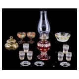 Bohemian and Art Nouveau Glassware