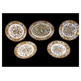 Chinese Famille Rose "Hundred Butterflies" Plates