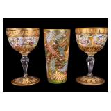 Bohemian Stemware and Uranium Drinking Glasses