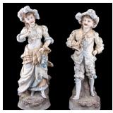 Pair of German Porcelain Figurines