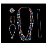 Natural Stone and Sterling Jewelry