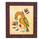 Bill Rank Framed Velvet PA Bird