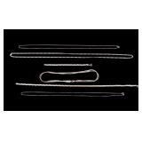 Six-Piece Sterling Silver Necklace Set