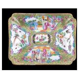 Famille Rose Porcelain Serving Tray