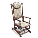 Antique Hunzinger Style Rocking Chair