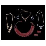 Colorful Rhinestone Jewelry Sets & Necklaces