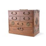 Japanese Wooden Jewelry Chest