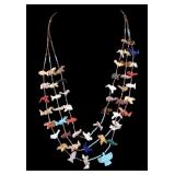 Multi-Strand Fetish Necklace, 15-Inch Drop